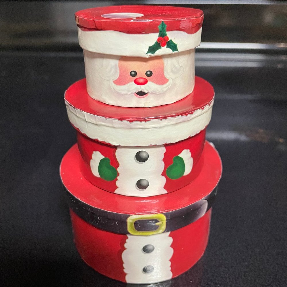 GALERIE Christmas Santa Claus Nesting Doll